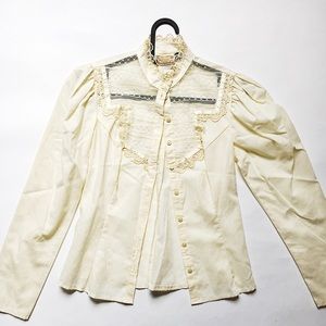 Gunnies Cream Vintage Blouse